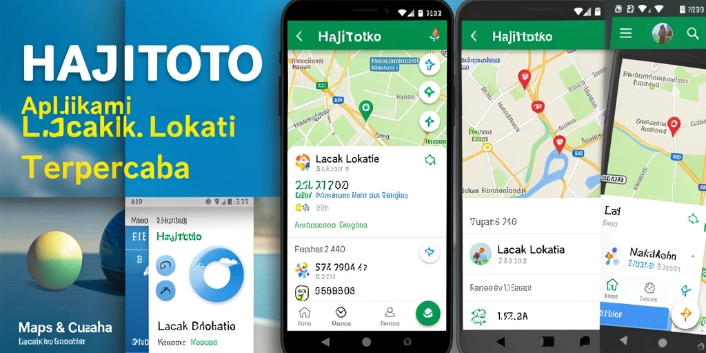 Antarmuka pengguna HAJITOTO menampilkan fitur lacak lokasi yang intuitif.