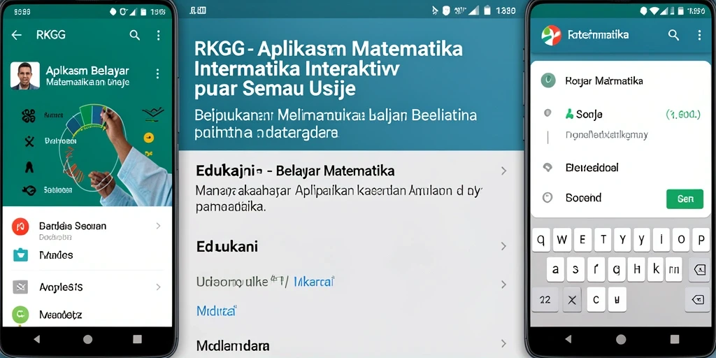 Tampilan antarmuka RKGG yang intuitif untuk belajar matematika.